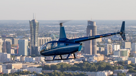 Lot widokowy helikopterem nad Warszawą Eco